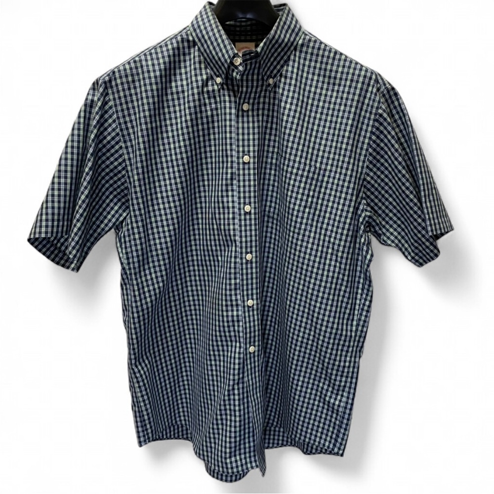 Brooks Brothers Blue and White Gingham Shirt